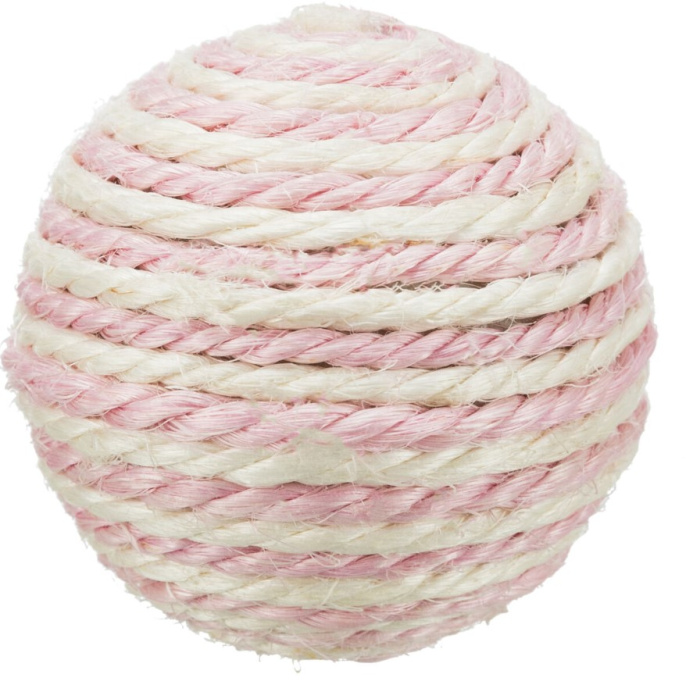 Игрушка для кошки сизалевая в виде мячика с кошачьей мятой TRIXIE  (6 см)