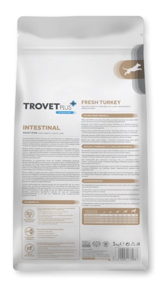 Сухой корм для собак Trovet Plus Intestinal Vet Diet Adult (индейка) (3 кг)