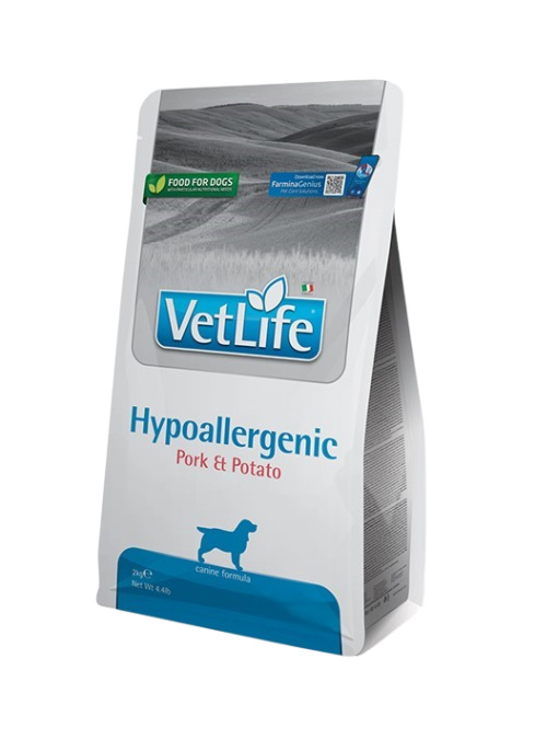Сухой корм для собак Farmina Vet Life Dog Hypoallergenic Pork&Potato (0,4 кг)