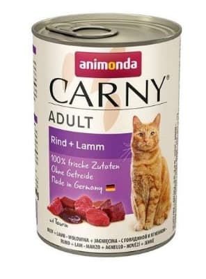 Консервы для кошек Animonda CARNY Adult (говядина, ягненок) (200 гр.)