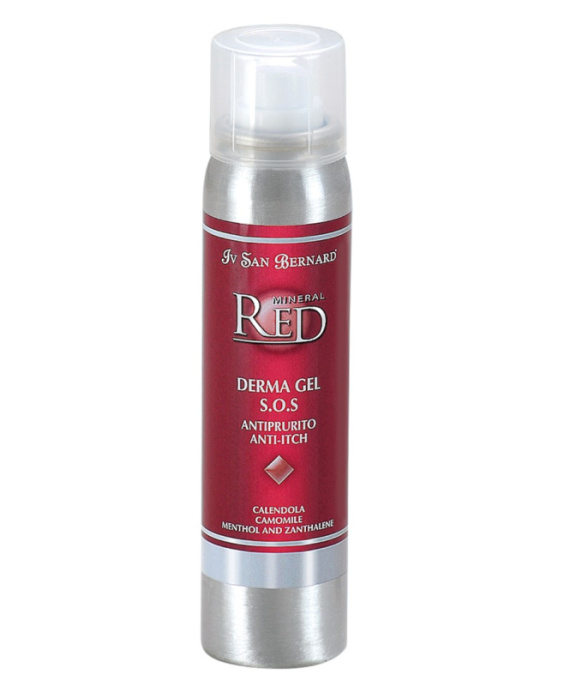 Гель-анестетик для кошек и собак Iv San Bernard Mineral Red Derma Gel SOS противозудный  (100 мл.)
