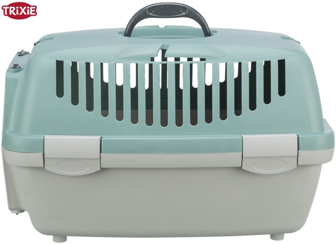 Переноска для кошек и собак TRIXIE Traveller Capri I (до 6 кг) (светло-серый/шалфей)
