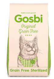 Сухой корм для стерилизованных кошек Gosbi Original Grain Free Sterilized Cat (курица, лосось)