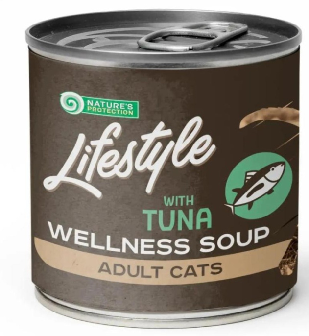 Консервы для кошек Nature's Protection Суп Lifestyle Sensitive Digestion Adult Cat (тунец) (140 гр.)