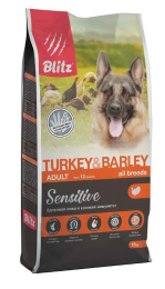 Сухой корм для собак Blitz Holistic Adult Light & Fit (индейка, лосось)