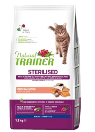 Сухой корм для стерилизованных кошек Trainer Natural Adult Sterilised (лосось)
