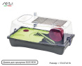 Клетка Домик для грызунов пластиковый KLEO BOX (58x32x31см)