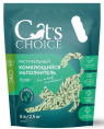 Наполнитель растительный комкующийся тофу Cat's choice (зеленый чай) (6 л (2,5 кг))