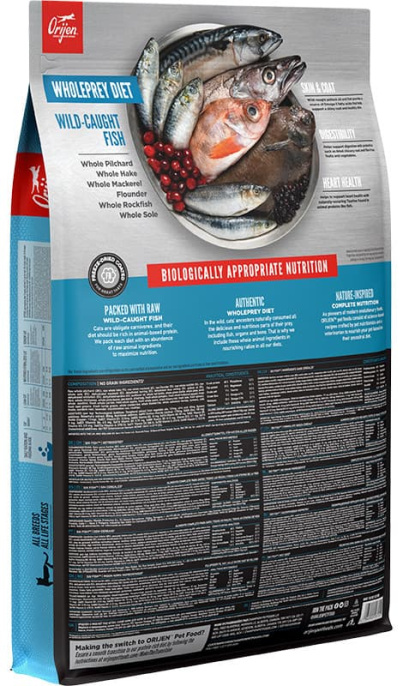 Сухой корм для кошек ORIJEN CAT SIX FISH (340 гр.)