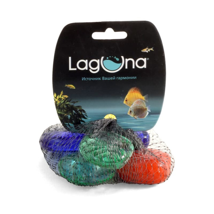 Грунт для аквариума стеклянный "Ракушка" 6 шт 35-40 мм (73904003)