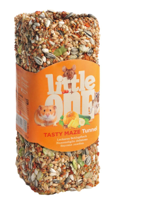 Лакомство-игрушка для грызунов туннель малый «Вкусная лазейка» Little One (100 гр.)