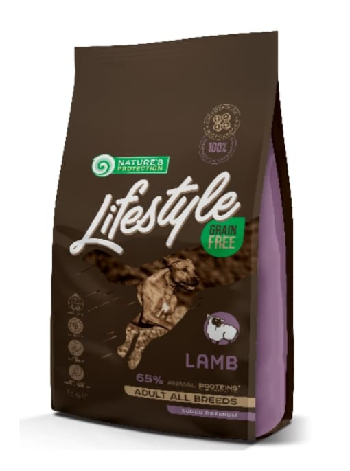 Сухой корм для собак Nature's Protection Lifestyle Adult Dog (Ягненок) (1,5 кг)
