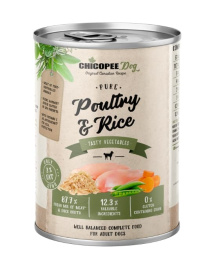 Консервы для собак Chicopee Adult Dog (домашняя птица, рис)