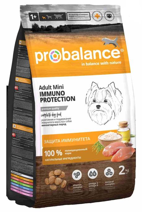 Сухой корм для собак ProBalance Dog Immuno Adult Mini (2 кг)
