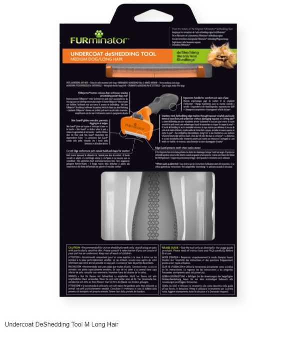 FURminator Undercoat Dog M Long Hair