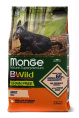 Сухой корм для собак Monge Dog BWild GF Adult Mini (утка, картофель) (2,5 кг)