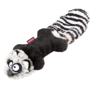 Игрушка для собак GiGwi Plush Friendz Енот с пищалками (24 см)