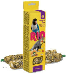 Палочки для средних попугаев "RIO" с орехами и медом