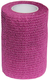 Бинт самофиксирующийся c горьким вкусом Valta Care Premium 7.5х450 см, фиолетовый