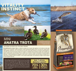 Сухой корм для собак Primordial Dog Adult Mini (сардина, гусь)