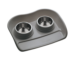 Поддон с двумя мисками для животных POTTY