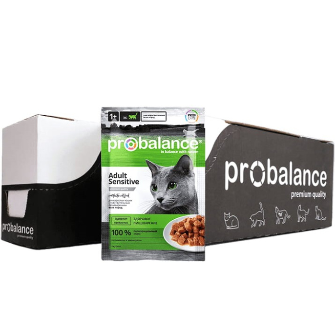 Влажный корм для кошек ProBalance Sensitive Cat (85 гр.)