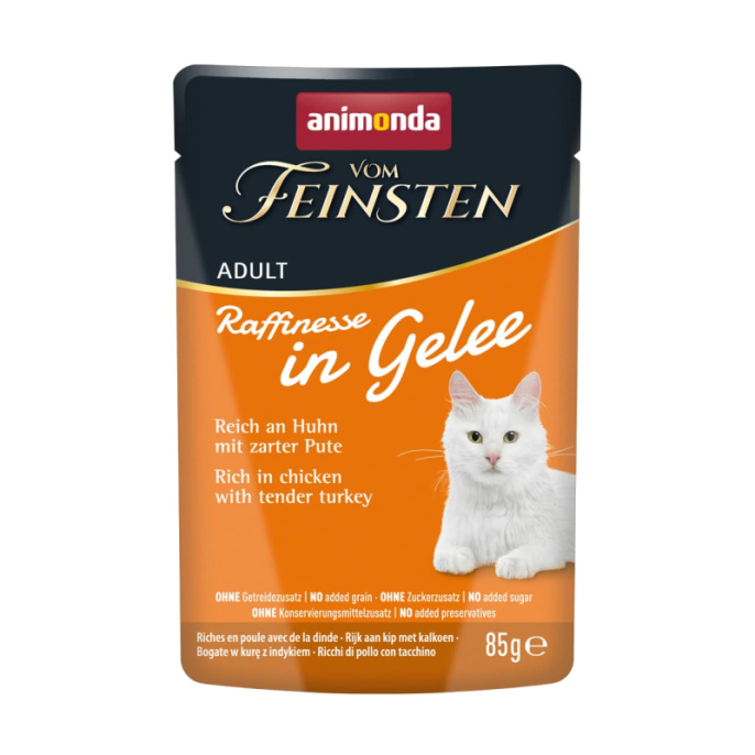 Влажный корм для кошек Animonda Vom Feinsten Adult (курица с индейкой) (85 гр.)