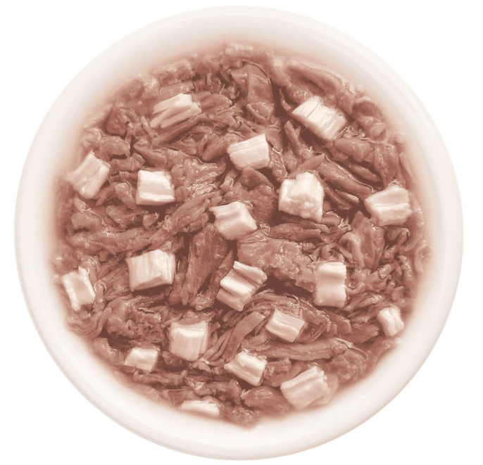 Влажный корм для кошек Деревенские лакомства Утка с кроликом в нежном желе (70 гр.)