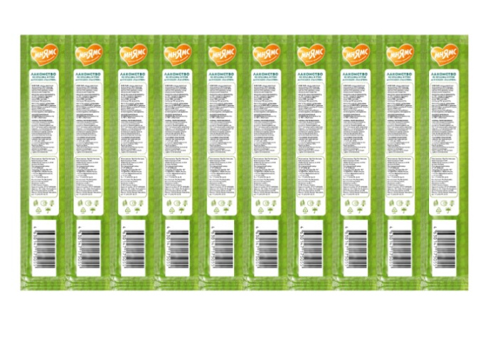 Лакомство для кошек Мнямс лакомые палочки 13,5 см с уткой и кроликом (10х5 гр.)