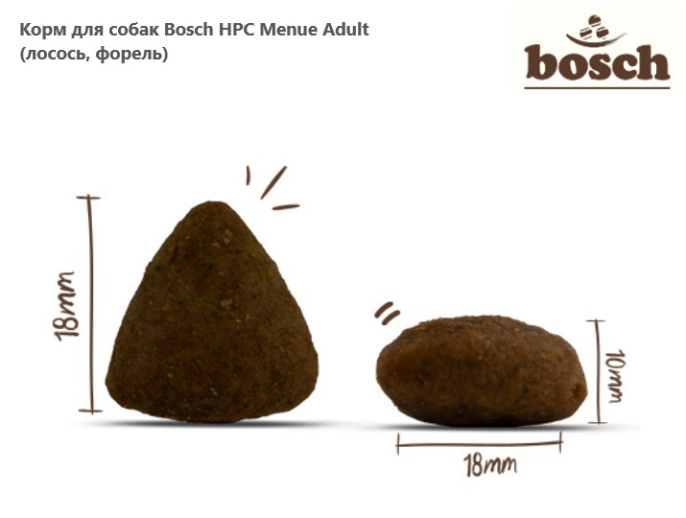 Корм для собак Bosch HPC Menue Adult (лосось, форель) (1 кг)