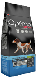 Сухой корм для щенков средних пород Optima Nova Puppy Medium Chicken&Rice