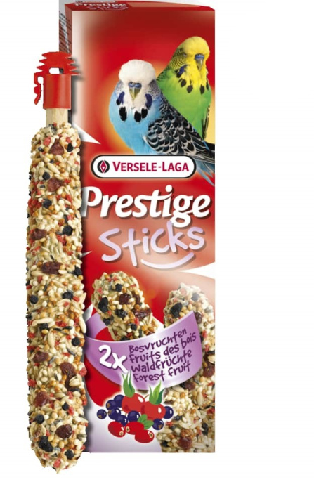 Палочки для волнистых попугаев Versele-Laga Prestige Sticks с семенами и лесными фруктами  (60 гр.)