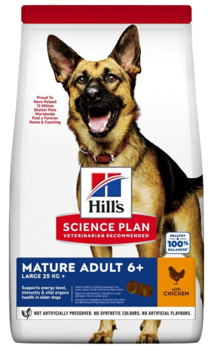Сухой корм для собак Hill's Science Plan Mature Adult Large Breed (курица) (12 кг)