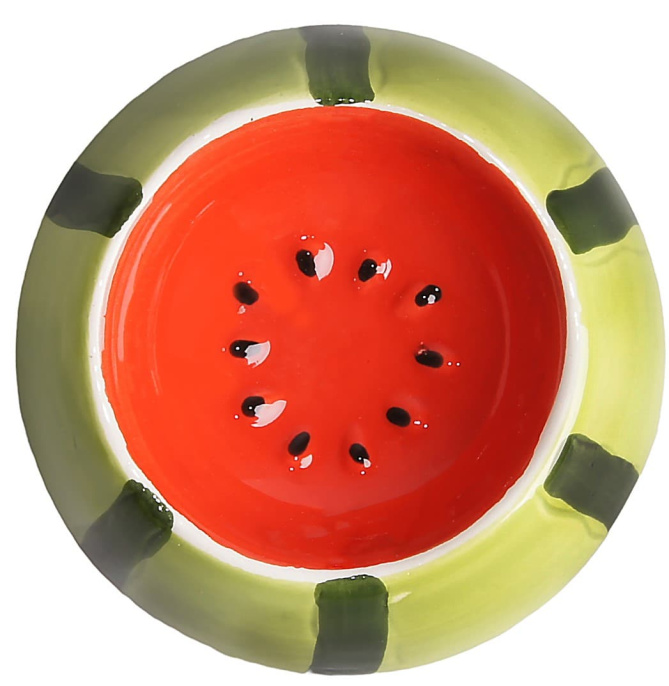 Миска для грызунов Mr.Kranch керамическая Арбузик (10 мл.)