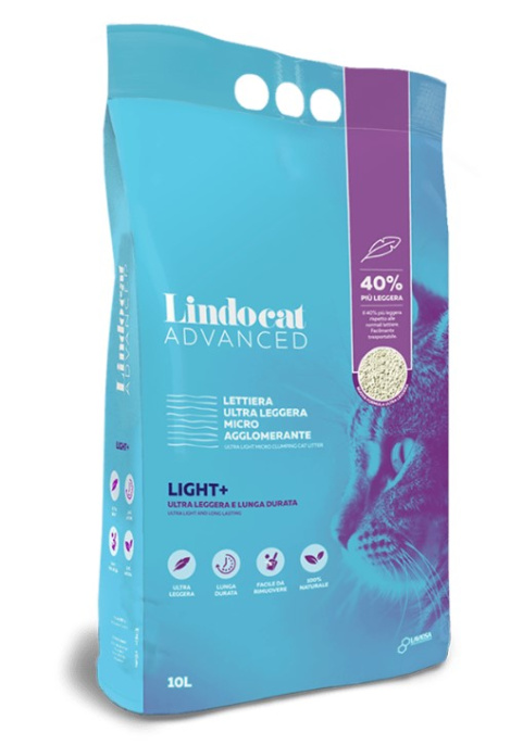 Наполнитель комкующийся бентонитовый Lindocat Advanced Light Plus (7 л)