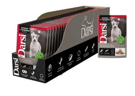 Консервы для собак Darsi Adult Dog (ягненок с зеленым горошком) (85 гр.)