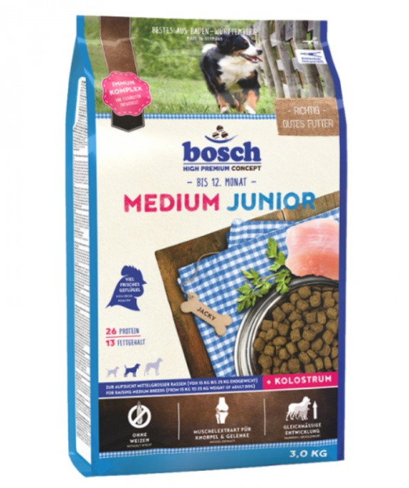 Сухой корм для щенков Bosch Medium Junior (1 кг)