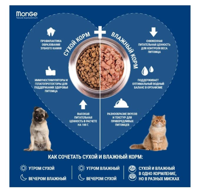 Сухой корм для щенков Monge Monoprotein Puppy & Junior All Breeds (лосось, рис) (800 гр.)