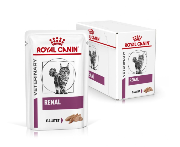 Паштет для кошек Royal Canin Renal Cat (85 гр*12 шт)