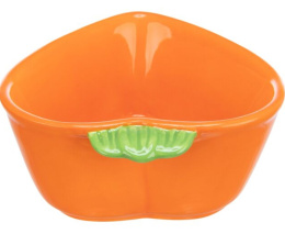 TRIXIE Миска для грызунов Морковь, 12 х 11 см