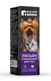 Gamma Лосьон очищающий для области вокруг глаз для кошек и собак