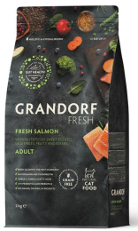Сухой корм для кошек GRANDORF Fresh Salmon&Sweet Potato ADULT (лосось, батат)