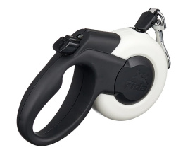 Поводок-рулетка для собак Fida Mars (лента), белая