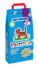 Наполнитель PrettyCat впитывающий глиняный Naturel (лаванда)