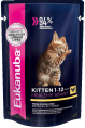 Влажный корм для котят Eukanuba Kitten Healthy Start (курица в соусе)
