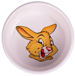 Миска для грызунов Mr.Kranch Кролик белая