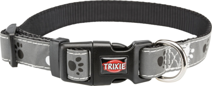 Ошейник для собак светоотражающая TRIXIE Silver Reflect (XS-S, 22-35см/15мм)