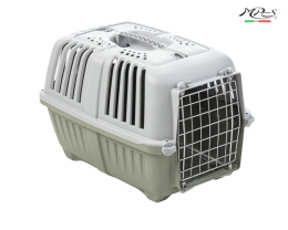 Переноска для животных PRATIKO METAL светло-зеленая