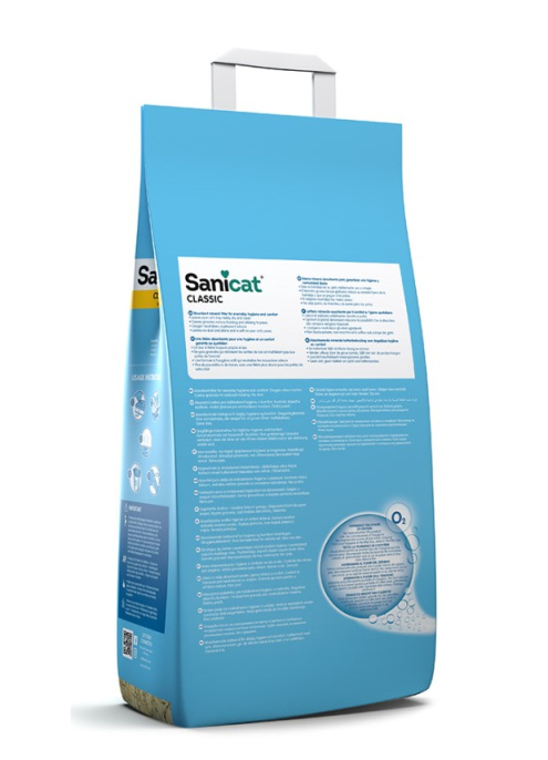 Наполнитель минеральный Sanicat Classic unscented (без аромата) (5 л)