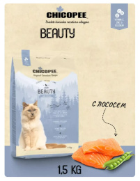 Сухой корм для кошек Chicopee CNL BEAUTY (лосось)